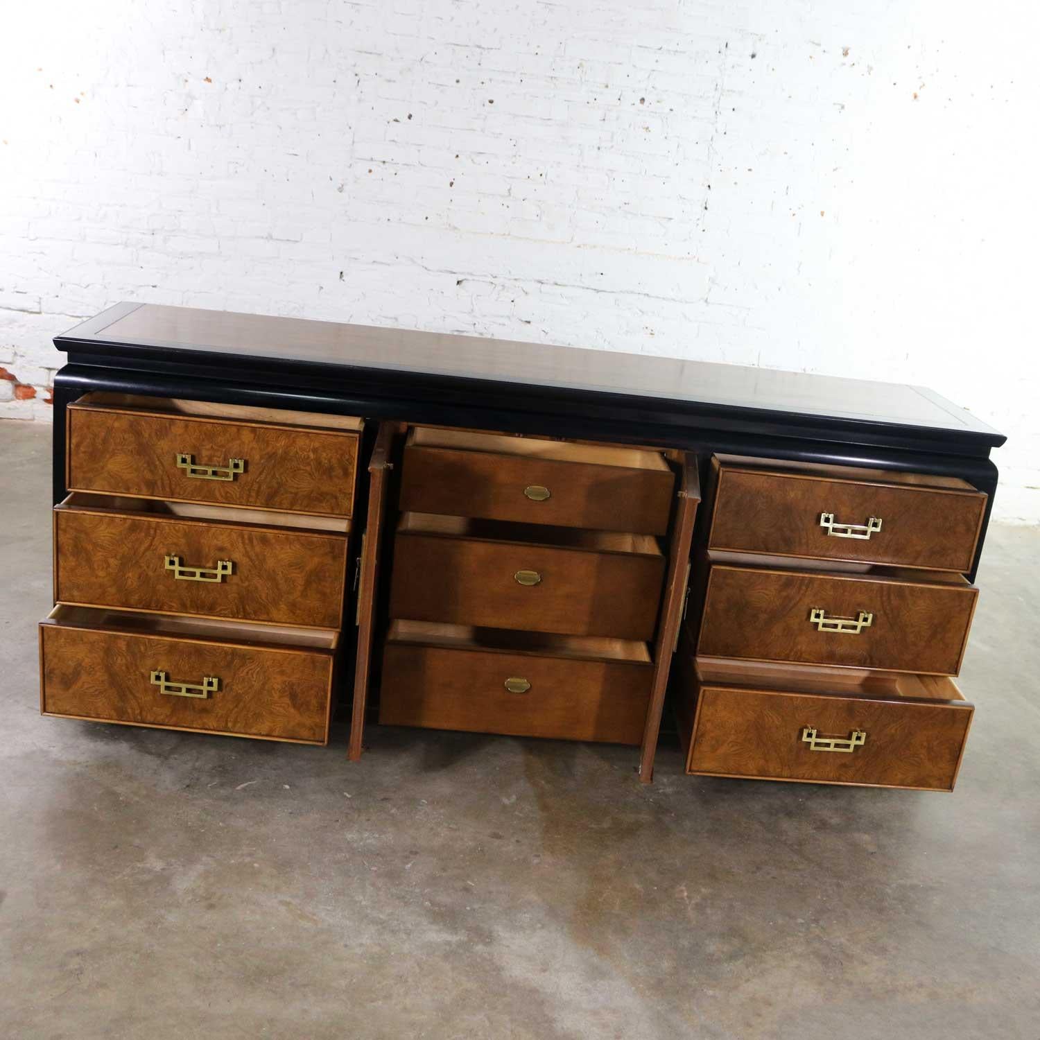 Maple Vintage Chin Hua Low Dresser Credenza by Raymond K. Sobota for Century Furniture