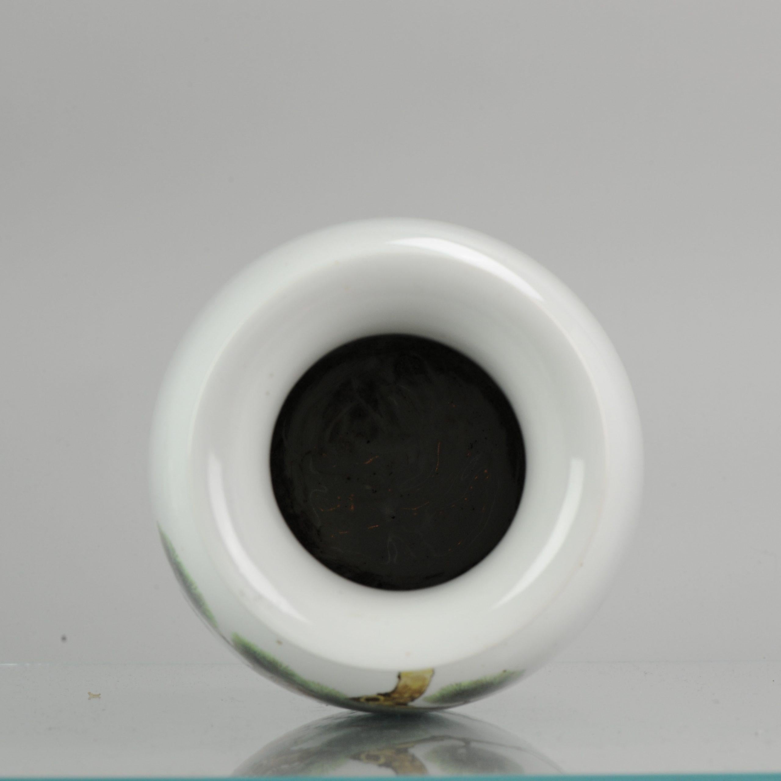 Vase paon vintage en porcelaine chinoise PROC du 20ème siècle de Chine en vente 4