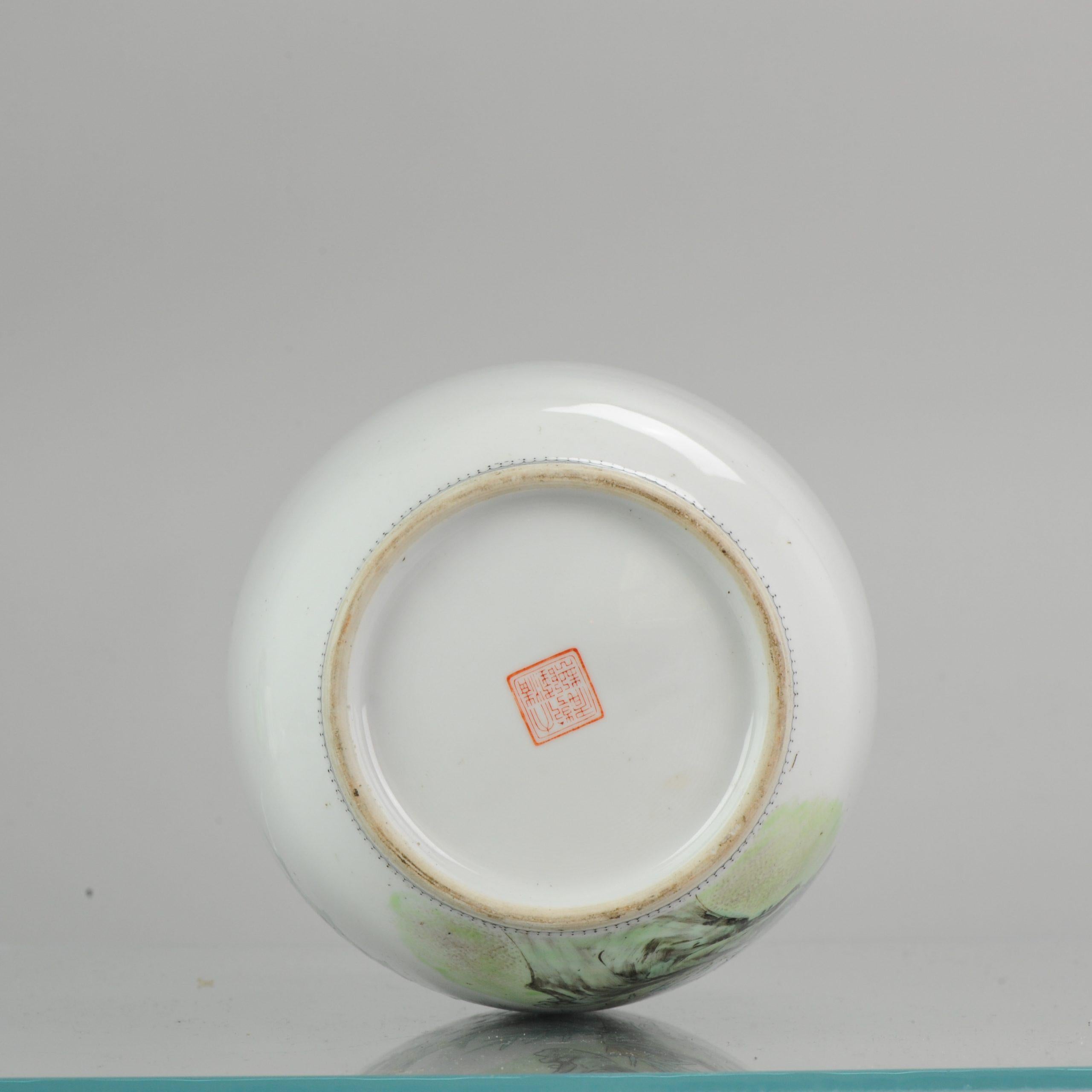 Vase paon vintage en porcelaine chinoise PROC du 20ème siècle de Chine en vente 3