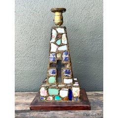 Vintage China Mosaic Lamp