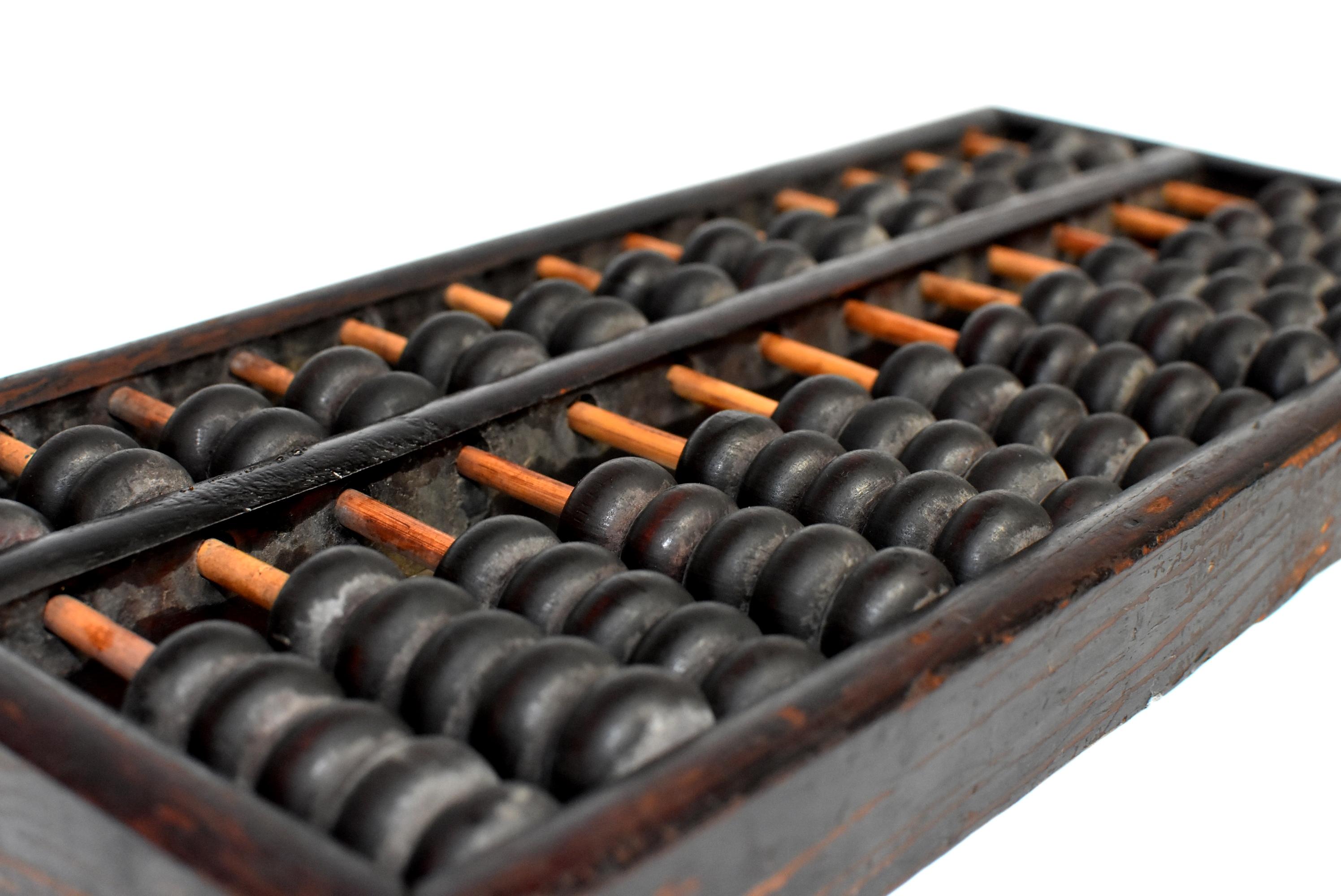 Vintage Chinese Abacus, Authentic Original, Extra Large 7