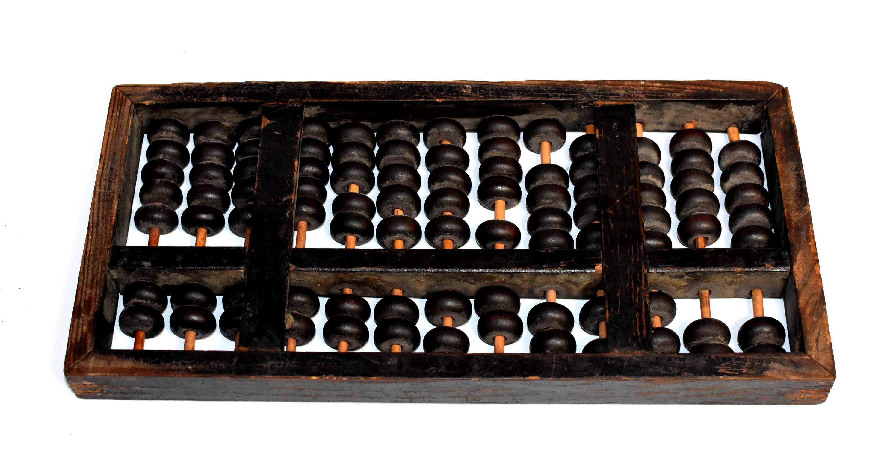 Vintage Chinese Abacus, Authentic Original, Extra Large 10