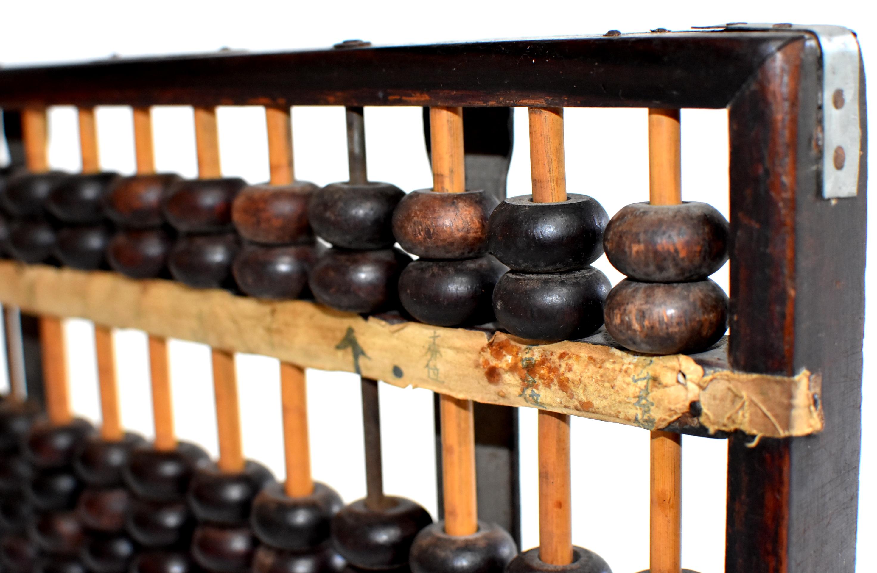 Vintage Chinese Abacus, Authentic, Original Tag 4