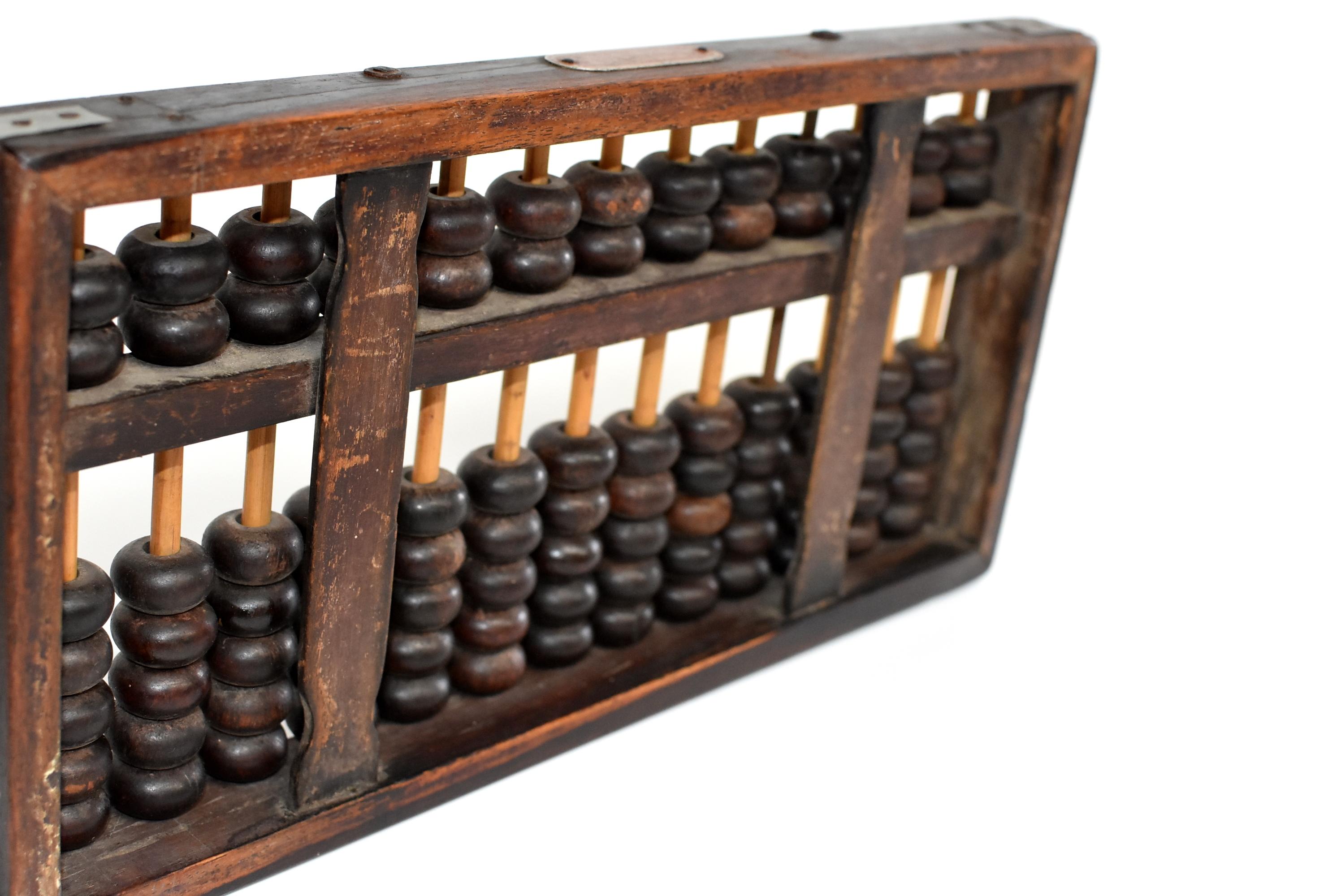 Vintage Chinese Abacus, Authentic, Original Tag 6
