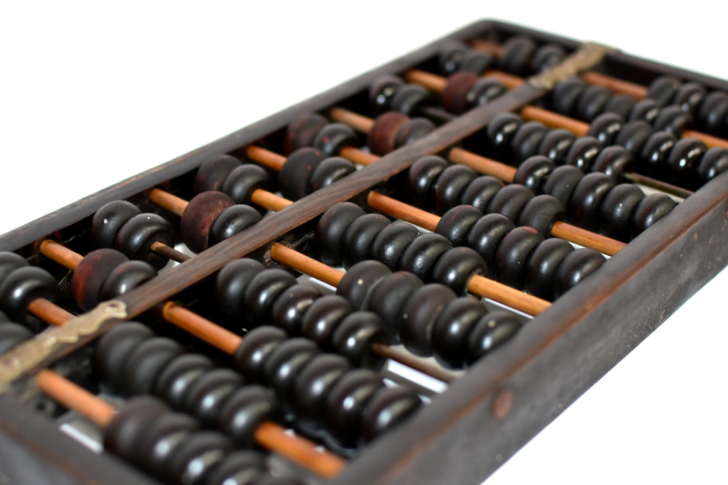 Vintage Real Chinese Abacus  4