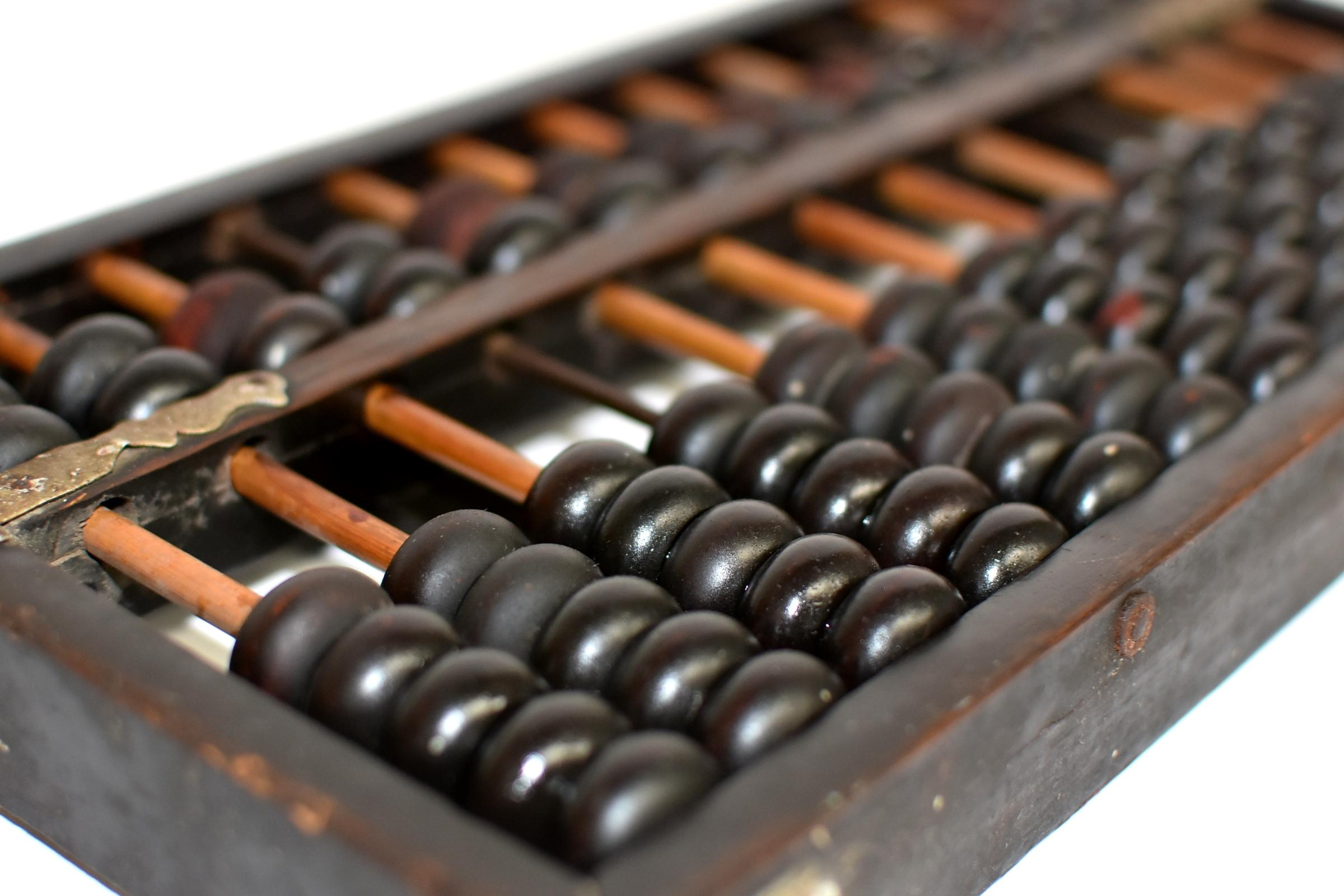 Vintage Real Chinese Abacus  In Good Condition In Somis, CA
