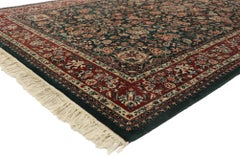 Vintage Chinese Tabriz Rug, Traditional Style Collides Old World Charm
