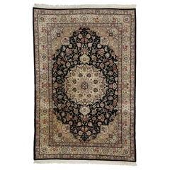 Retro Chinese Area Rug with Persian Tabriz Design and Regency Style