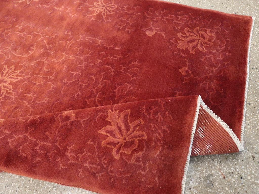Vintage Chinese Art Deco Accent Rug For Sale 1