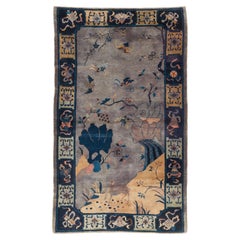 Tapis d'appoint chinois Art Déco vintage