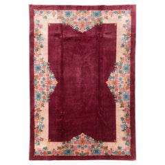 Mid-20th Century Chinese Art Deco Accent Rug