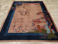 Galerie Shabab Collection Mid-20th Century Chinese Art Deco Room Size Carpet
