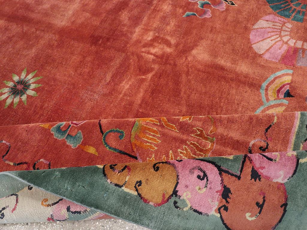 Mid-20th Century Chinese Art Deco Room Size Carpet For Sale 2