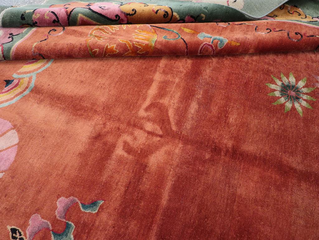 Mid-20th Century Chinese Art Deco Room Size Carpet For Sale 3