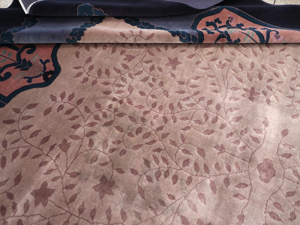 Alfombra Vintage China Art Decó Tamaño Habitación en venta 1