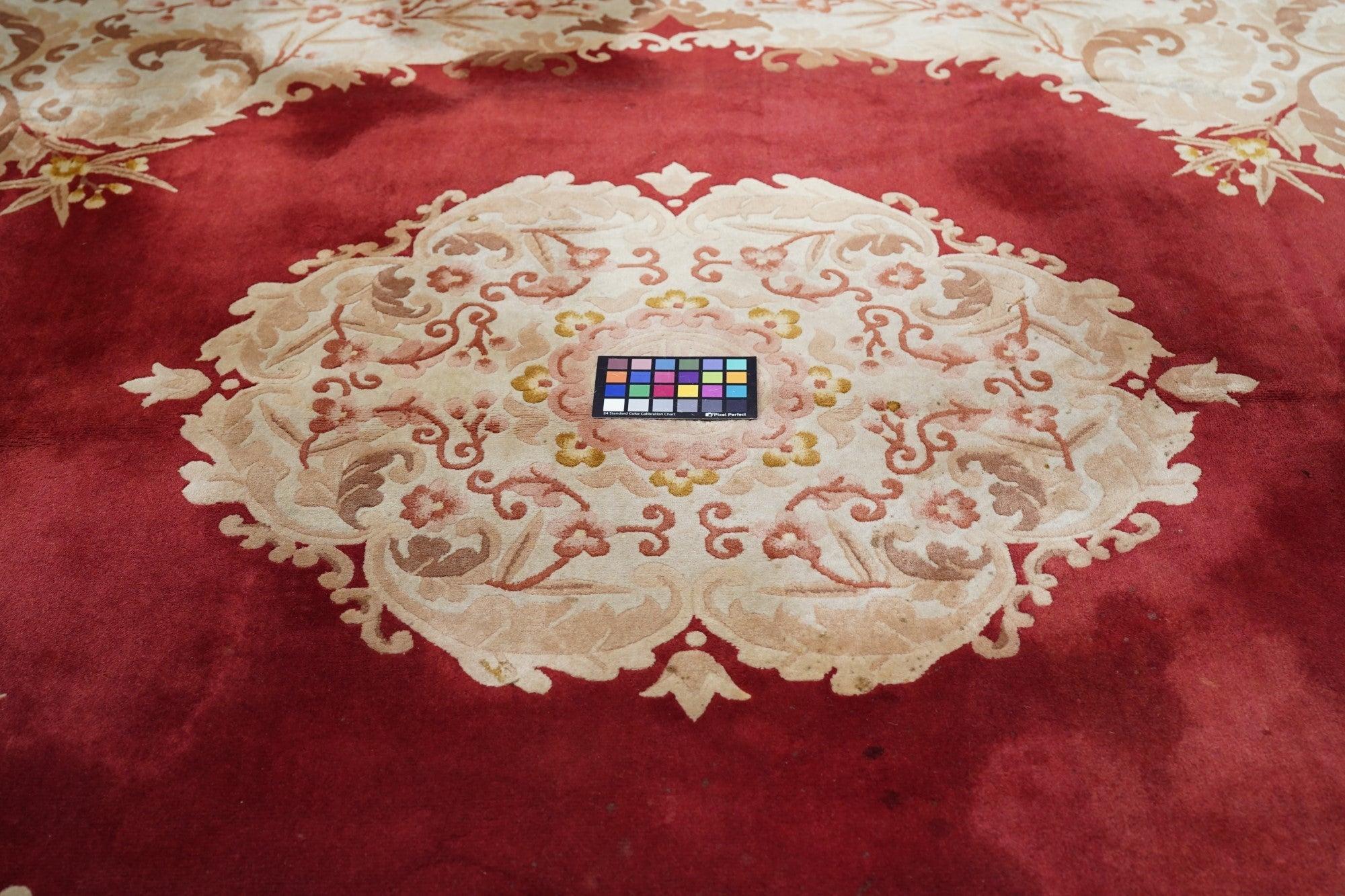 Tapis Art déco chinois vintage 7'6'' x 10'4'' en vente 3