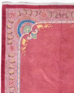Vintage Chinese Art Deco Rug, c. 1930