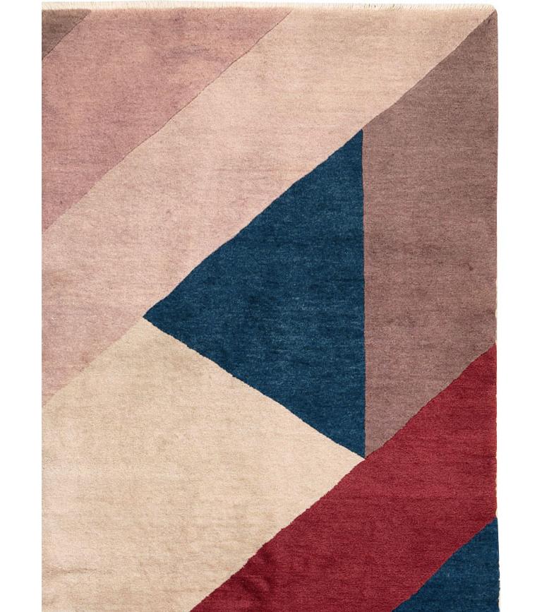 A vintage Chinese Art Deco rug from the mid-20th century.