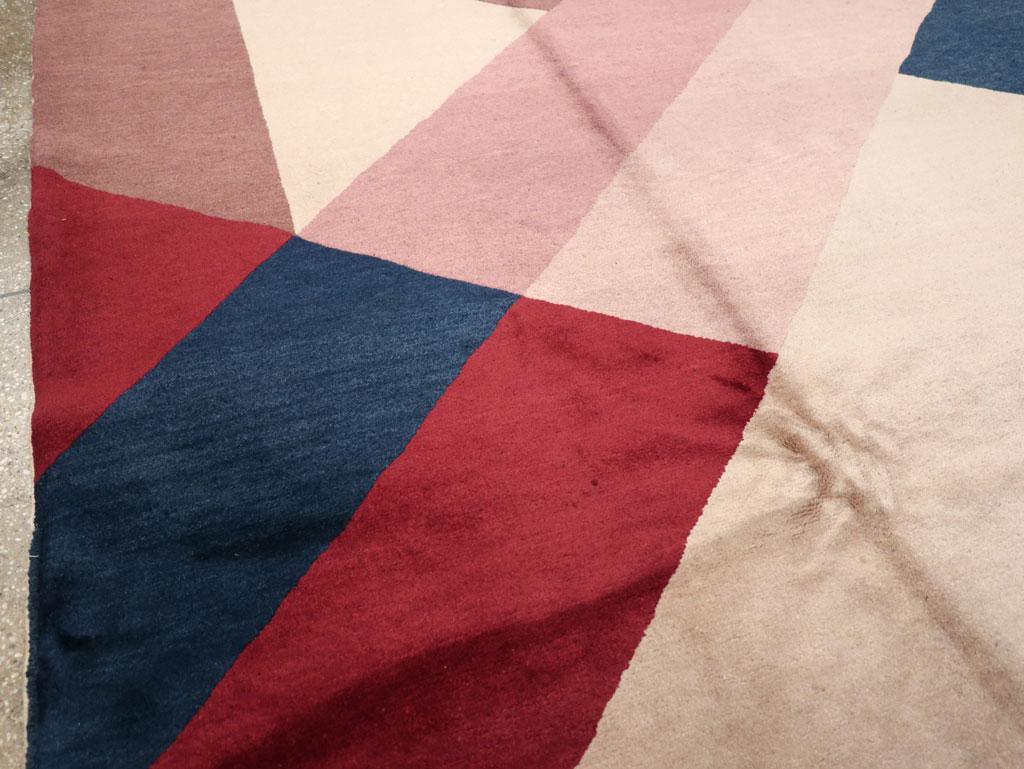 20th Century Vintage Chinese Art Deco Rug For Sale