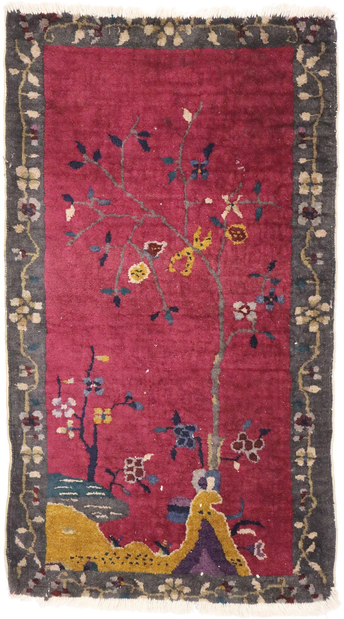 Tapis Art déco chinois vintage en vente 2