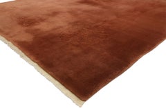 Vintage Chinese Art Deco Rug with Rustic Style and Warm, Neutral Colors