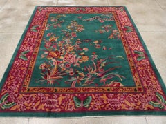 Mid-20th Century Chinese Art Deco Small Room Size Carpet