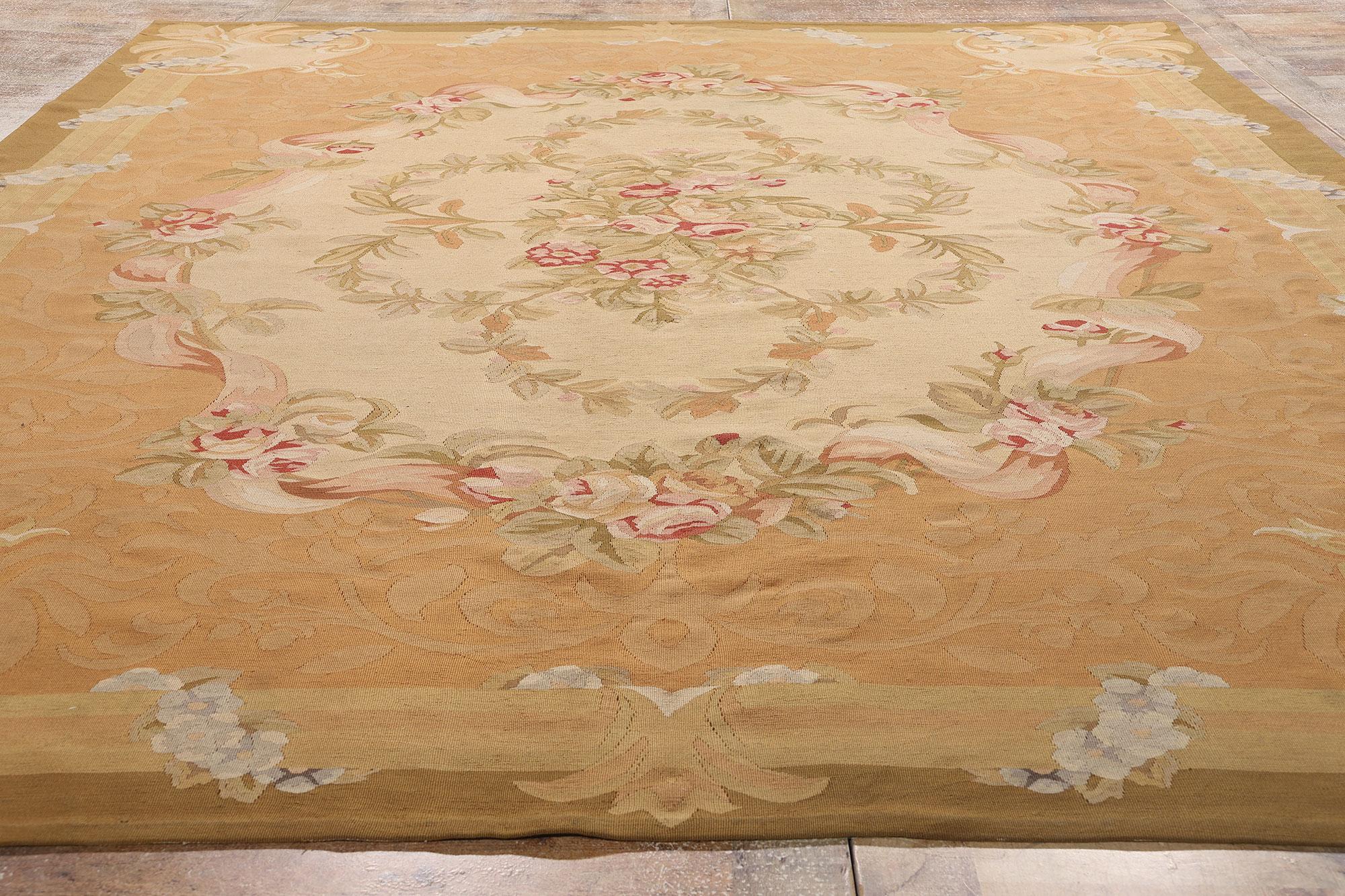 Tapis chinois d'Aubusson de style français traditionnel en vente 1