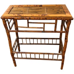 Vintage Chinese Authentic Bamboo Console