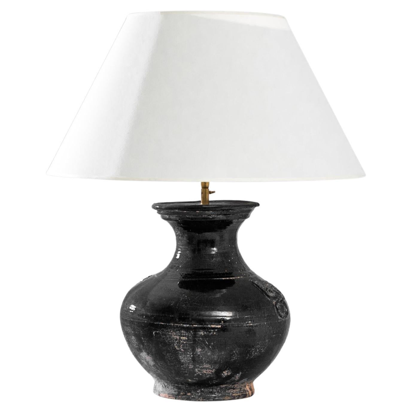New Preston Lamp, Ceramic Sculptural Table Lamp by Dumais Made at 1stDibs