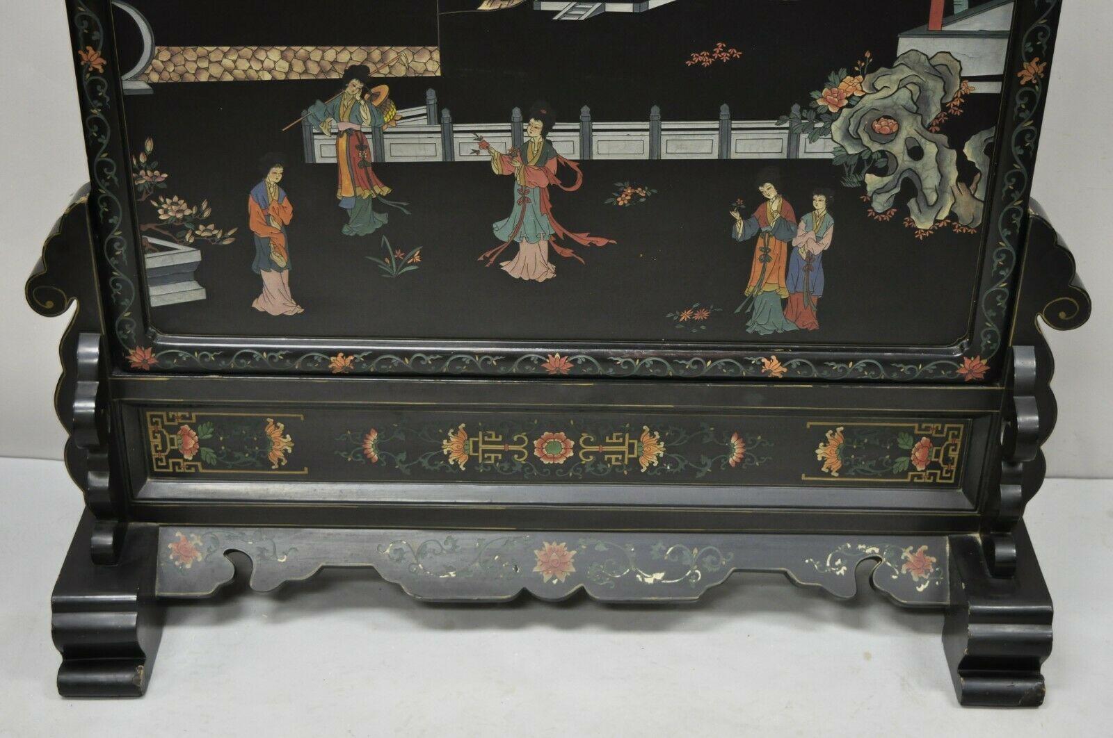 oriental fireplace screen