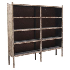 Bibliothèque chinoise vintage en pin, 20e siècle