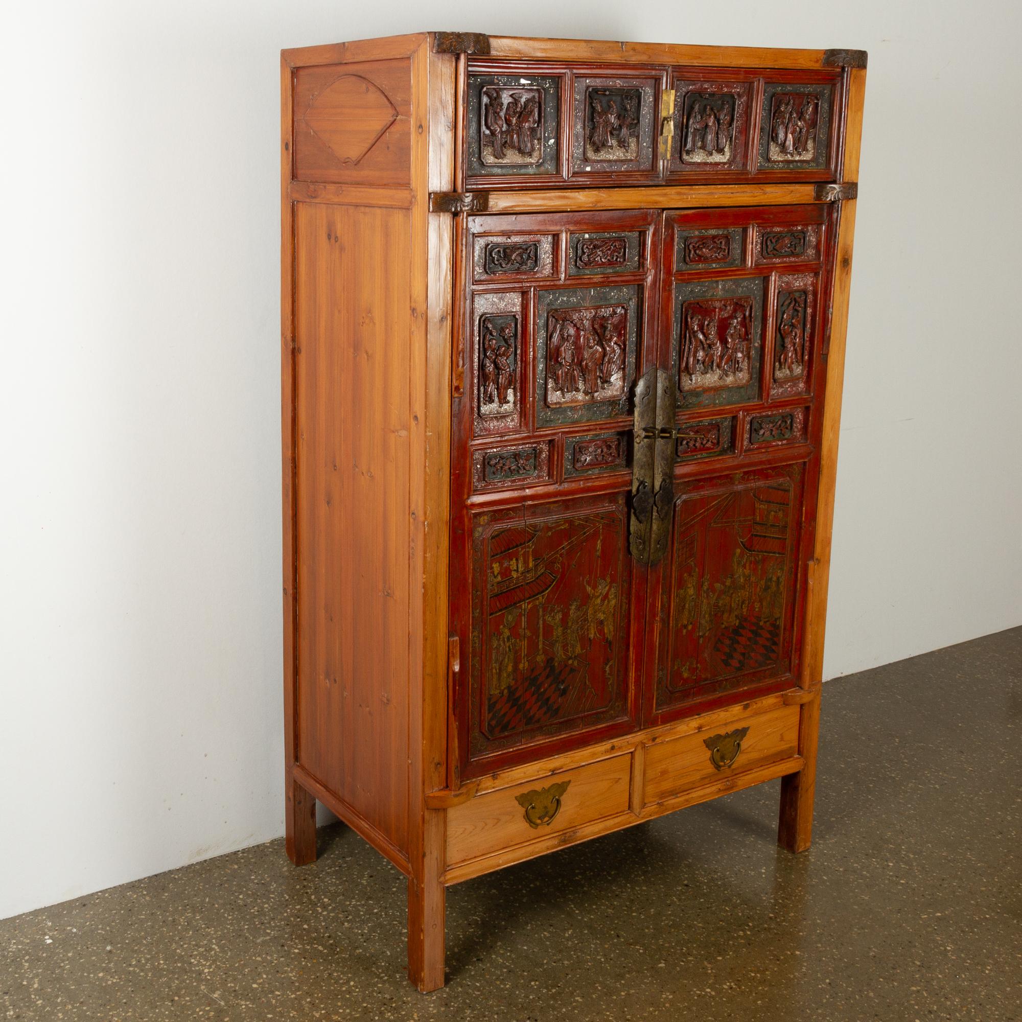 Vintage Chinese Cabinet, 1950s 6