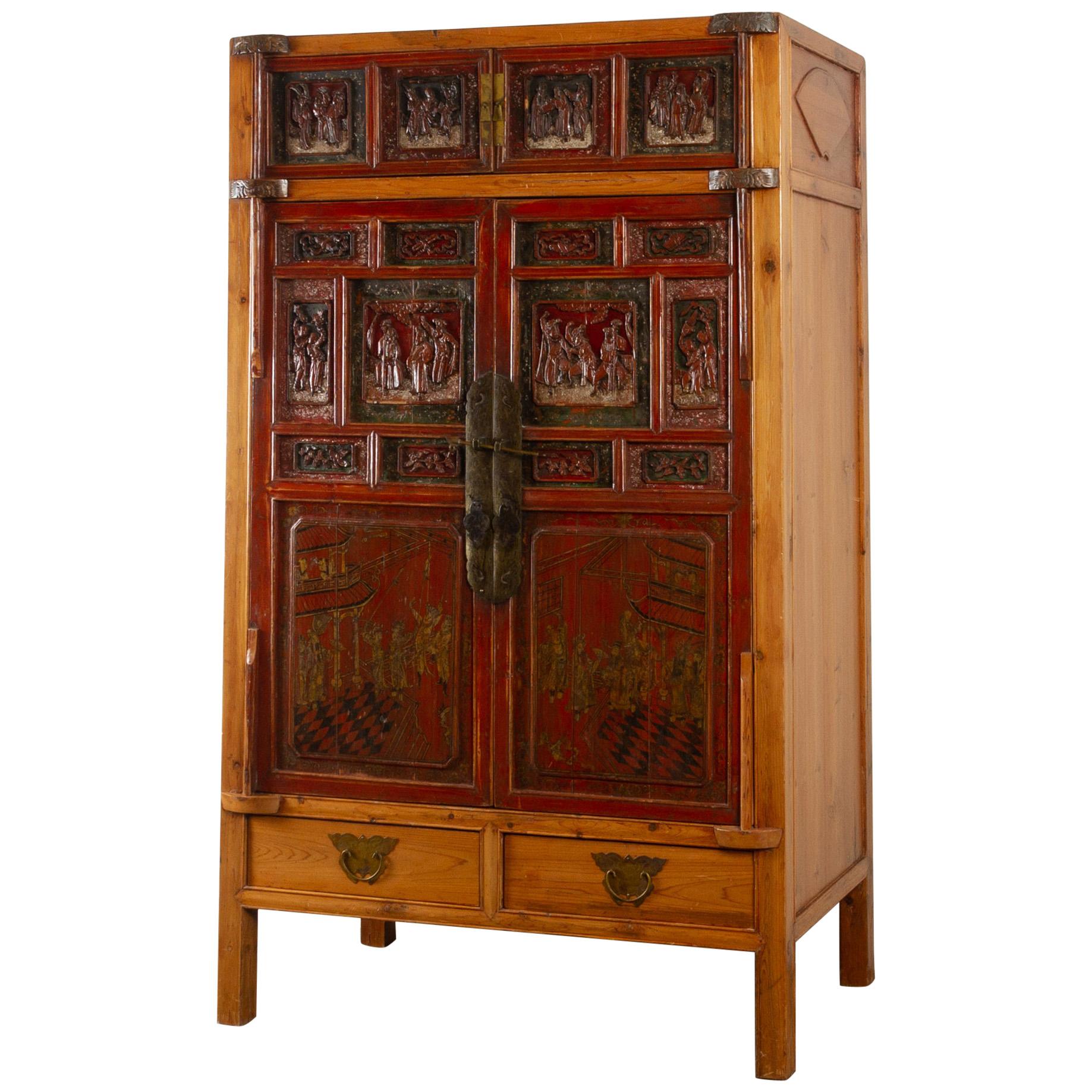 Vintage Chinese Cabinet, 1950s