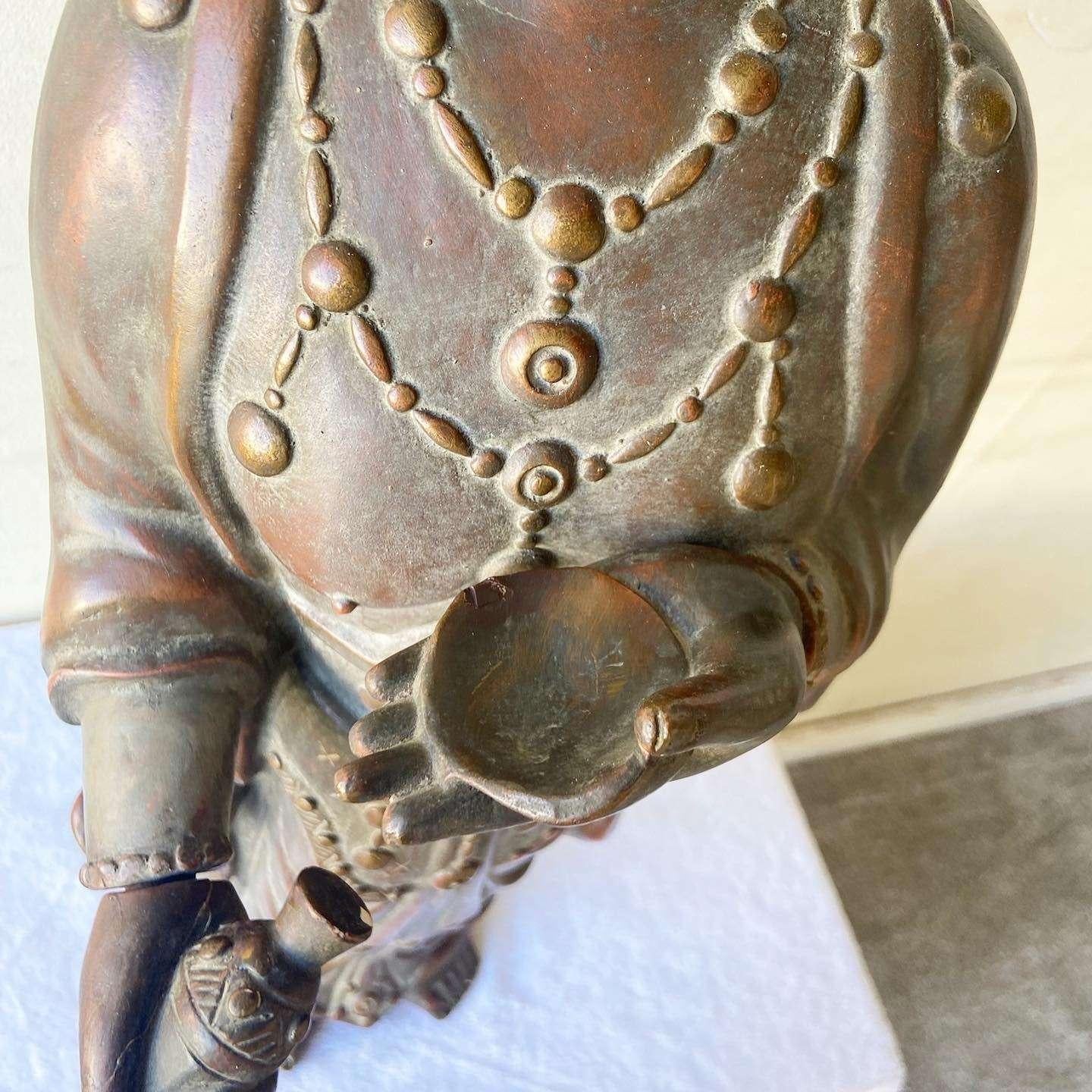 Vintage Chinese Ceramic Kwan-Yin Bodhisattva Sculpture For Sale 5