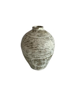 Vintage Chinese Ceramic Pickling Jars in Jade Green & White, c. 1950