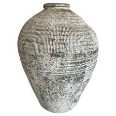Used Chinese Ceramic Pickling Jars in Jade Green & White