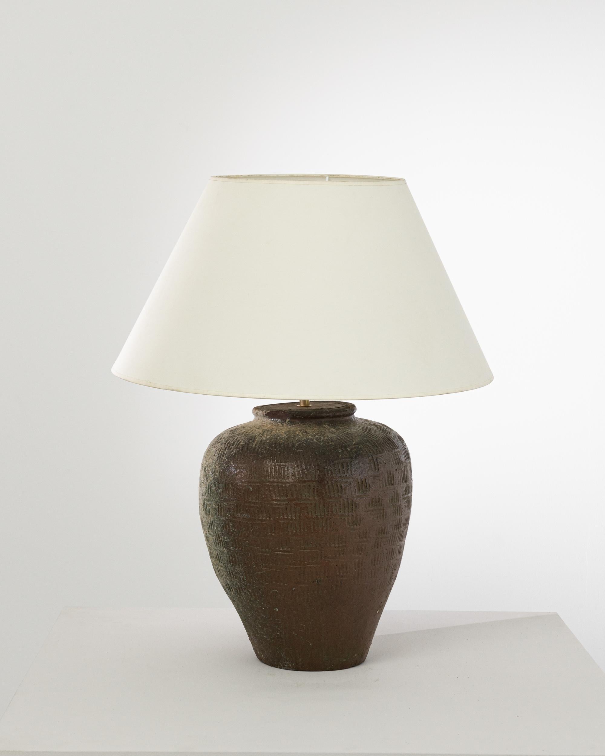 Vintage Chinese Ceramic Vase Table Lamp 2