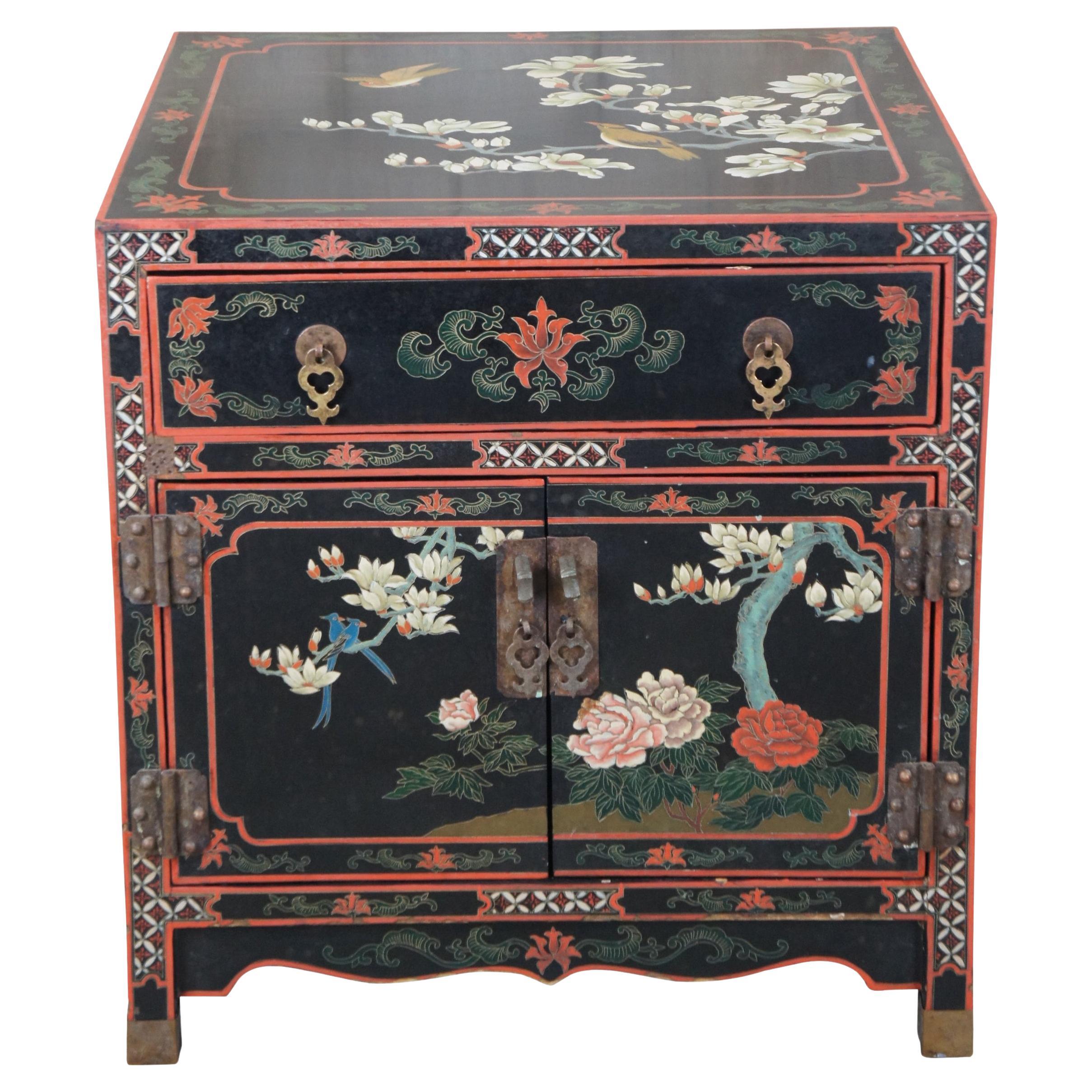 Lacquered Chinese Side Table at 1stDibs