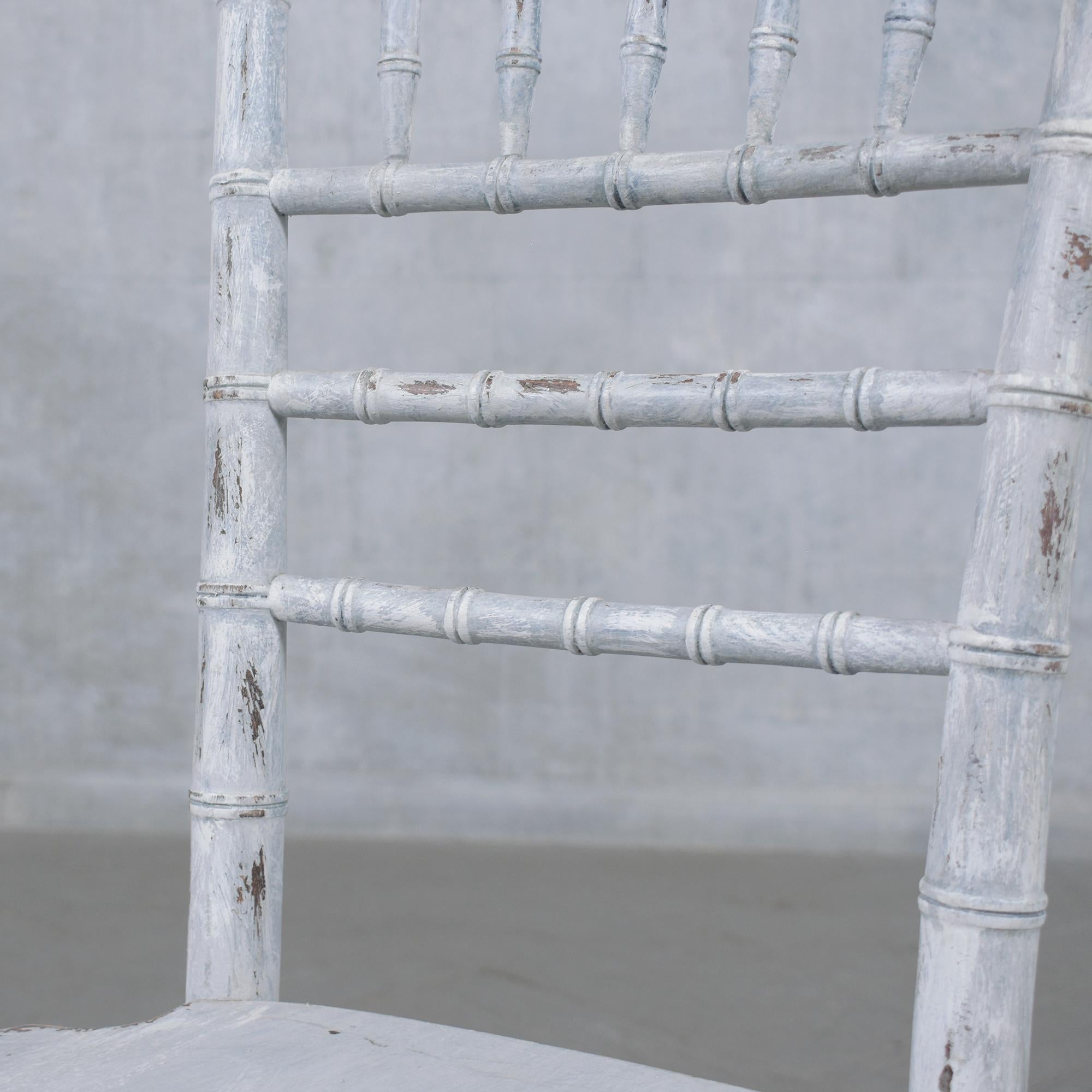 Wood Restored Chinese Chippendale Dining Chairs: Vintage Elegance Reimagined For Sale