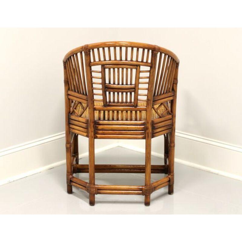 Philippine Vintage Chinese Chippendale Faux Bamboo Armchair