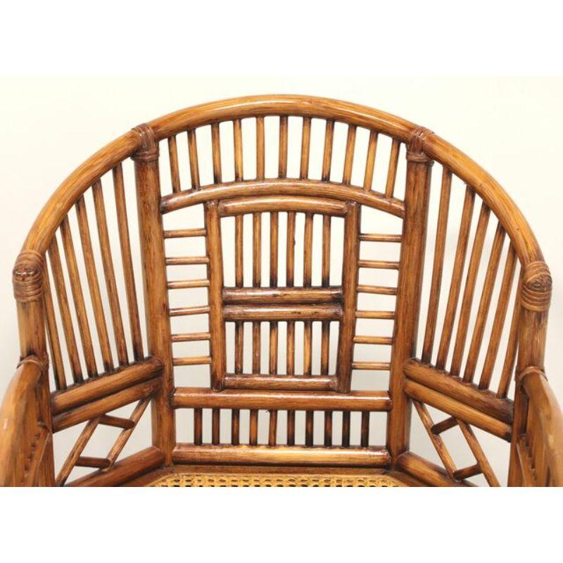 Vintage Chinese Chippendale Faux Bamboo Armchair In Good Condition In Charlotte, NC