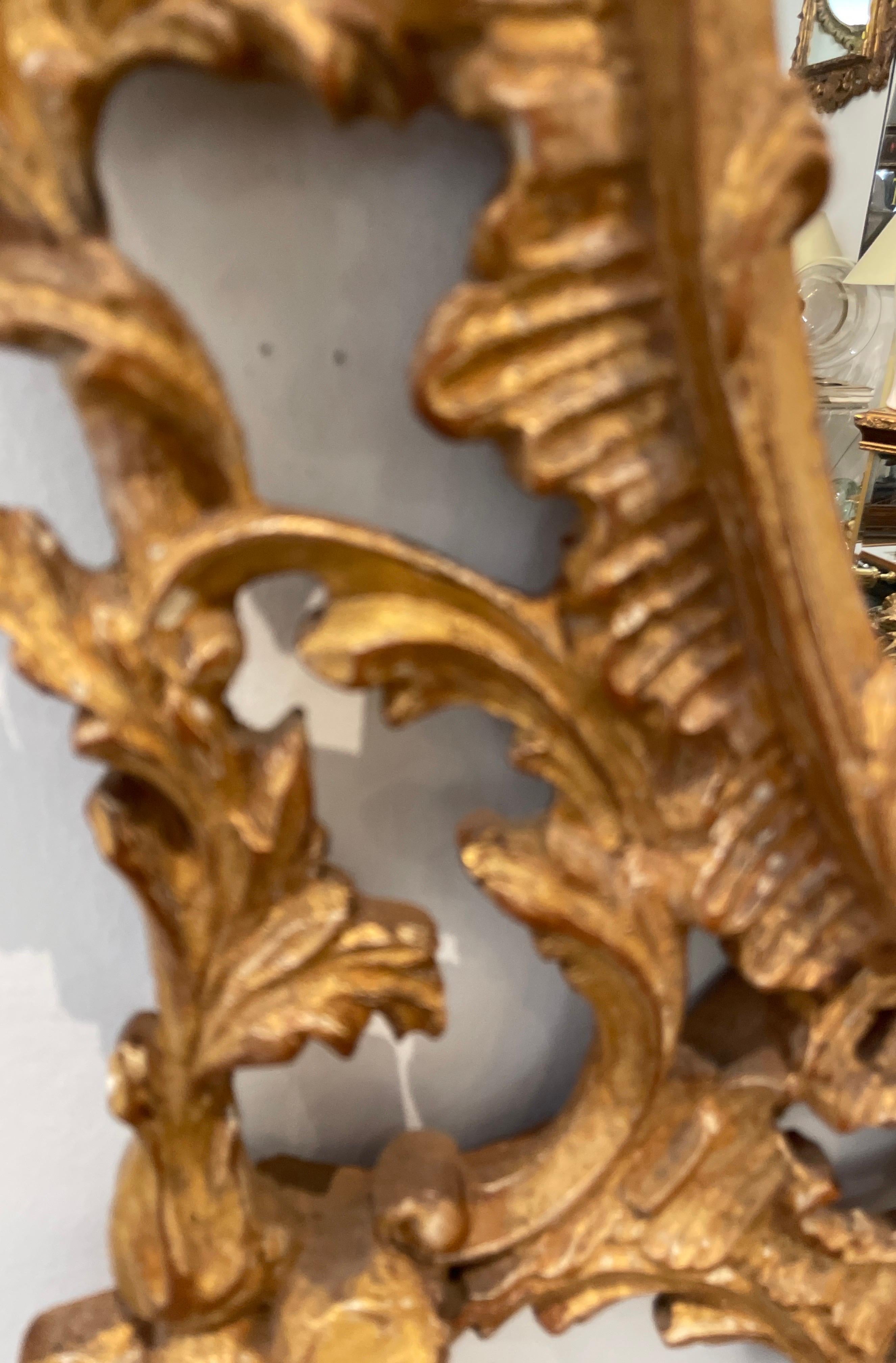 Miroir pagode Chippendale chinois vintage 2