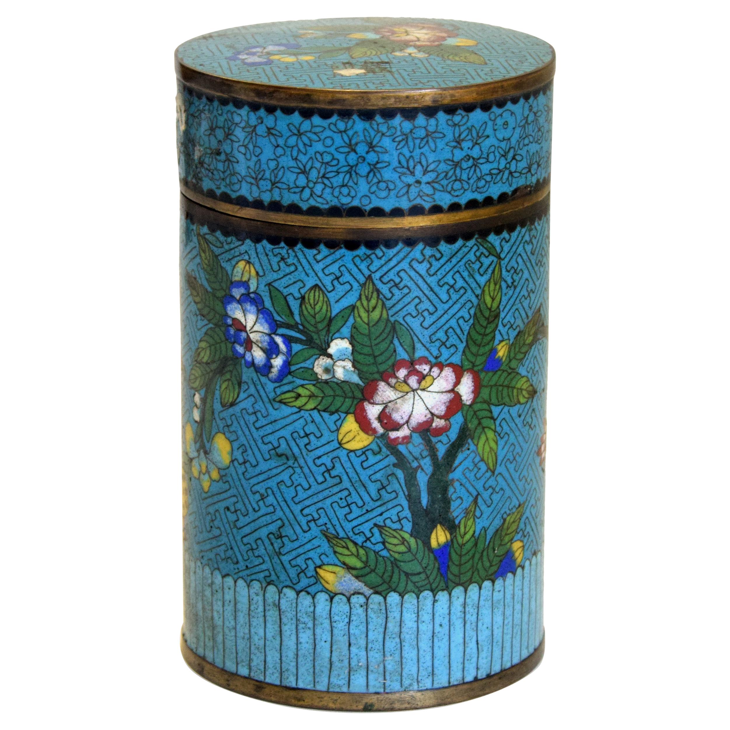 Vintage Chinese Cloisonné Box, Early 20th Century