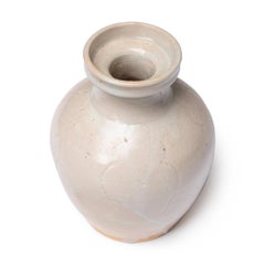 Vintage Chinese Cloud Celadon Bottle Vase