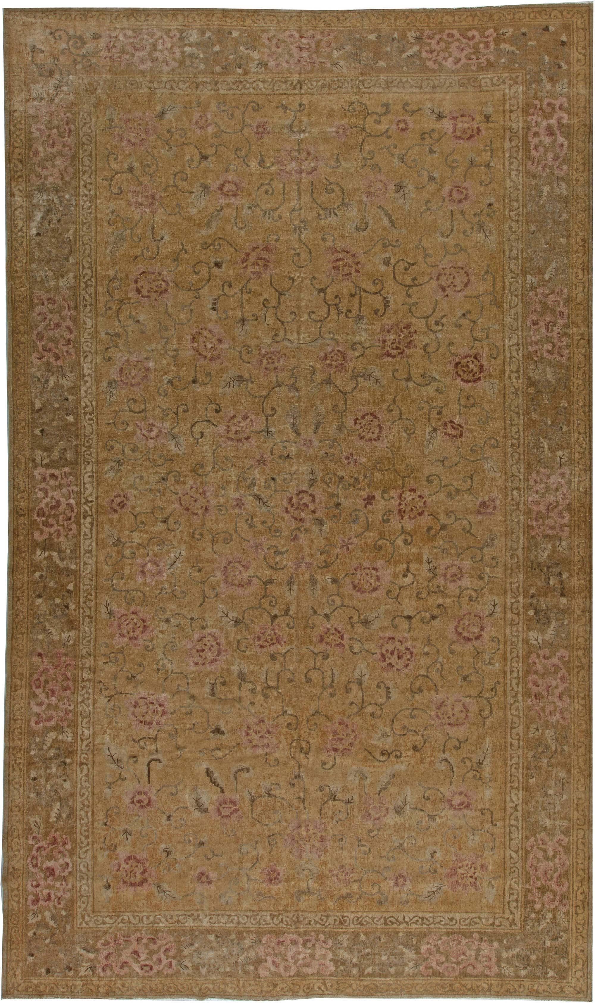 Vintage Chinese Deco Carpet