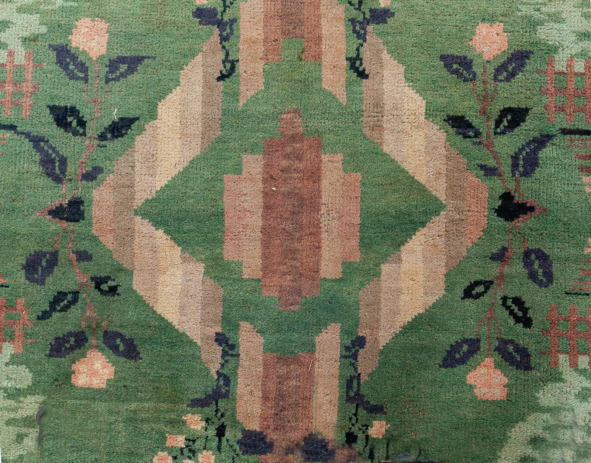 Lana Tappeto Deco Cinese d'epoca Doris Leslie Blau in vendita