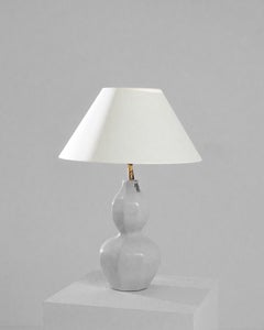 Vintage Chinese Double Gourd Vase Table Lamp