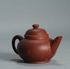 Vintage Chinese earthenware 20th century Chaozhou / Shantou Teapot China Tea