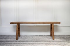 Vintage Chinese Elmwood Console Table