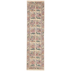 Vintage Chinese Hallway Runner with French Victorian Style